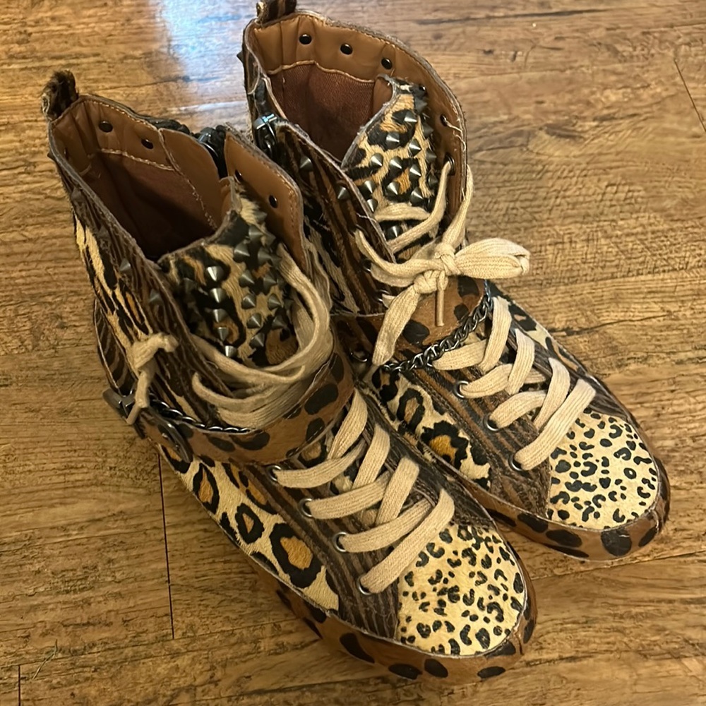 Sam Edelman Animal Print Booties